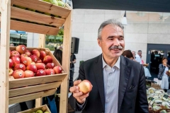 őszi almafogyasztást ösztönző kampány, Budapest - Nagy István miniszter
