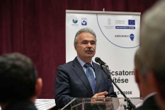 drercskei főcsatorna korszerűsítés - Nagy István miniszter