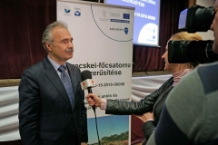 drercskei főcsatorna korszerűsítés - dr. Nagy István agrárminiszter