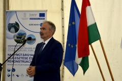 vízi mútárgyak fejlesztése projektnyitó rendezvény - Nagy István agrárminiszter, országgyűlési képviselő