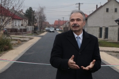 Dr. Nagy István országgyűlési képviselő Jánossomorján - Tó és Hanság utca átadása 2018.01.14. (2