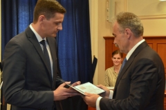 Dr. Nagy István - Országgyűlési megbízólevél átadás
