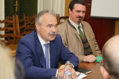 Nagy István FM államtitkár Amnon Ben Ami-val, a Keren Kayemet LeIsrael (KKL) ügyvezetőjével