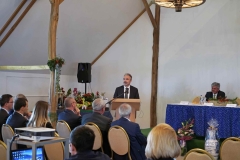 Nagy István agrárminiszter Fábiánsebestyénben, a Kinizsi 2000 Mezőgazdasági Zrt. konferencián