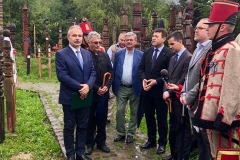 Kopjafa állítás Nyerges-tetőn - Nagy István agrárminiszter