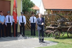 Nagy István agrárminiszter, a térség országgyűlési képviselője a Kunszigeti ÖTE ünnepségén