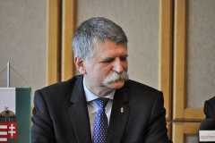 sajtótájékoztató Mosonmagyaróvár - Kövér László, az Országgyűlés elnöke
