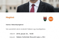 Lakossági fórum Halászi - Dr. Nagy István országgyűlési képviselőjelölt