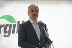 Nagy István agrárminiszter a Cargill Takarmány Zrt. új pápai takarmányüzemének alapkőletételén