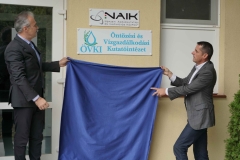 NAIK Öntözési és Vízgazdálkodási Kutatóintézet avatás -dr.  Nagy István agrárminiszter
