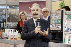 Nagy István, a Földművelésügyi Minisztérium államtitkára a Sirha Budapest nemzetközi élelmiszeripari és HoReCa szakkiállítás megnyitóján