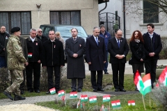 Lébény március 15. koszorúzás