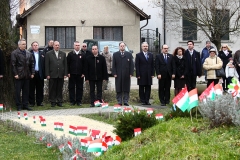 Lébény március 15. koszorúzás