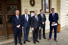 Varga Mihály nemzetgazdasági miniszter látogatása Mosonmagyaróváron - Nagy István Földművelésügyi Miniszter parlamenti államtitkára