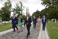 Visegrádi országok delegáció - Nyitra - Nagy István  miniszter