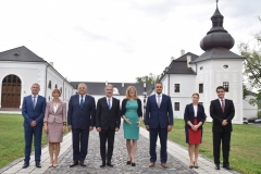 Visegrádi országok delegáció - Nyitra - Nagy István miniszter